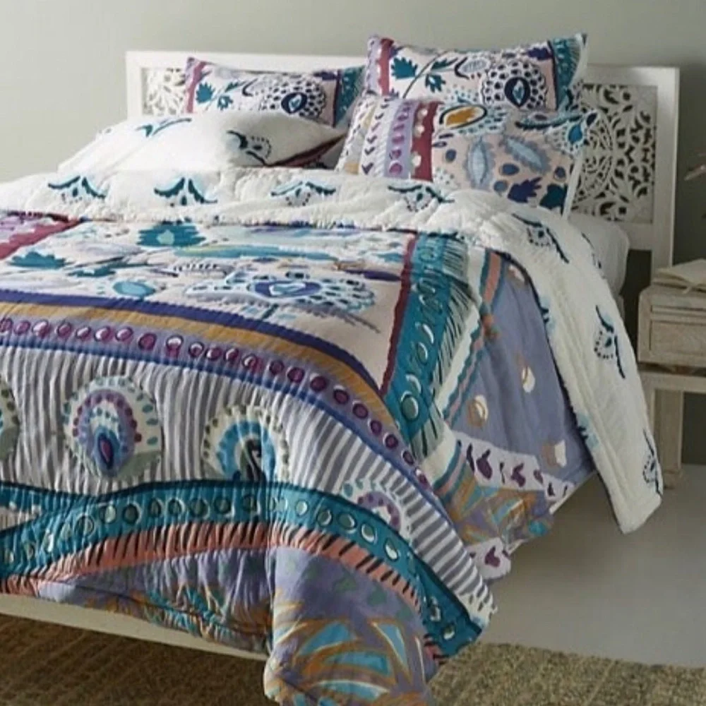 Anthropologie Sunder Euro Sham ANTHROPOLOGIE HOME ONE Sham NWT